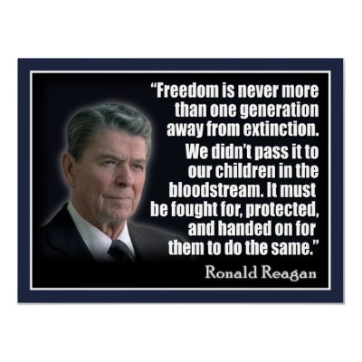 R. Reagan Freedom is...